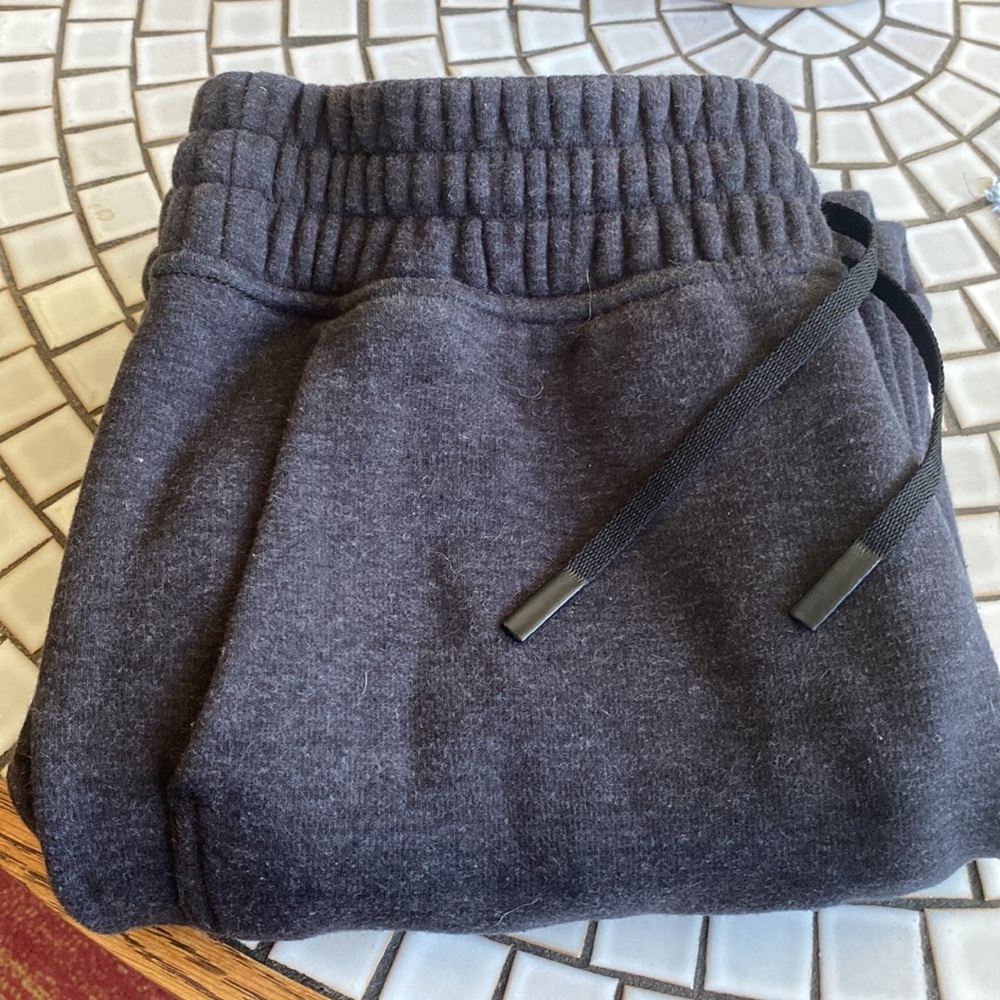 Velour-lined Lululemon sweatpants